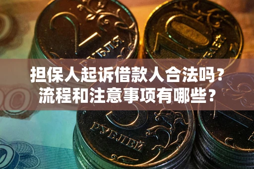 济南担保人起诉借款人合法吗？流程和注意事项有哪些？