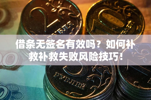 济南借条无签名有效吗？如何补救补救失败风险技巧！