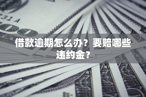 济南借款逾期怎么办？要赔哪些违约金？