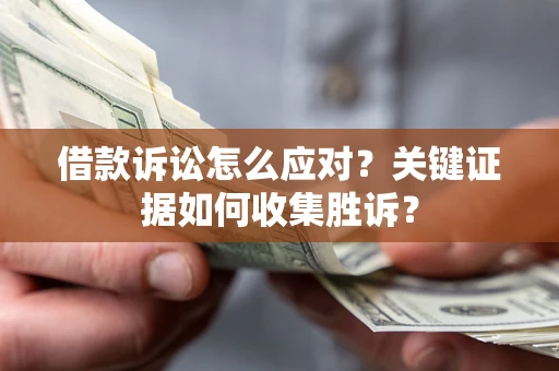 济南借款诉讼怎么应对？关键证据如何收集胜诉？