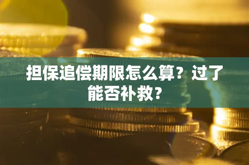 济南担保追偿期限怎么算？过了能否补救？